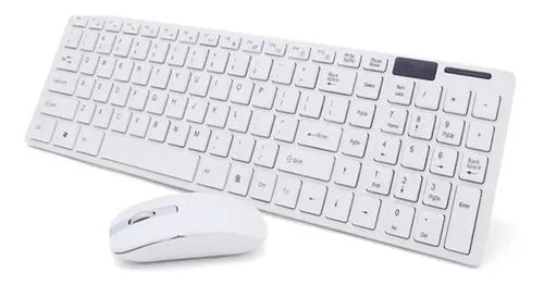 Duo Teclado Suave + Mouse Óptico Wireless