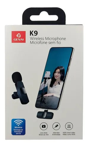 Micrófono Solapa K9 — Tu voz, con calidad profesional
